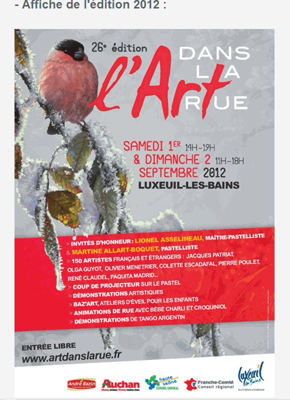 Affiche Luxeuil